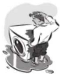 INDESIT W 104 T (BE) - Votre lave-linge vibre beaucoup en phase d'essorage. - 1