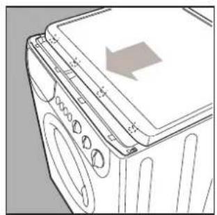 INDESIT W 104 T (BE) - How to change the power supply cable - 4