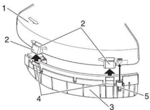 Shindaiwa T243XS - Cutting attachment shield assembly - 2