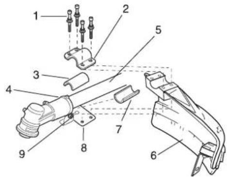 Shindaiwa T243XS - Schutzschild der Schneidvorrichtung - 1