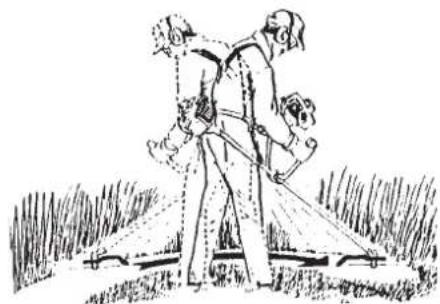 Shindaiwa T243XS - Scything weeds - 1
