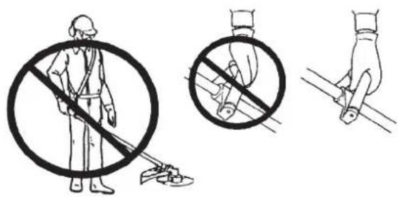 Shindaiwa T243XS - DANGER - 1