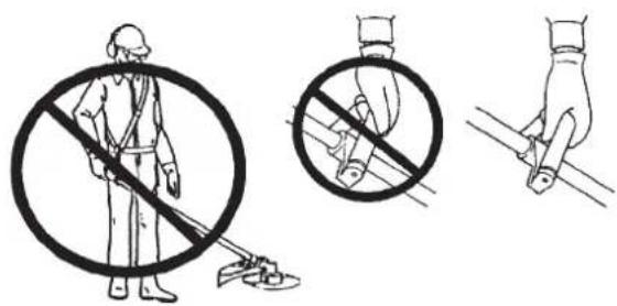 Shindaiwa T243XS - DANGER - 1