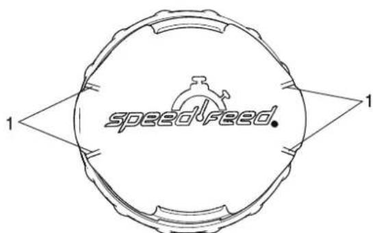 Shindaiwa T243XS - Loading nylon line - 2