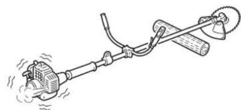 Shindaiwa T243XS - Avviamento di un motore a freddo - 5