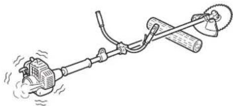 Shindaiwa T243XS - Engine warm-up - 1