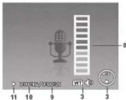MEDION LIFE P44016 (MD 86535) - Displayaanduidingen voor het afspelen van geluid - 2
