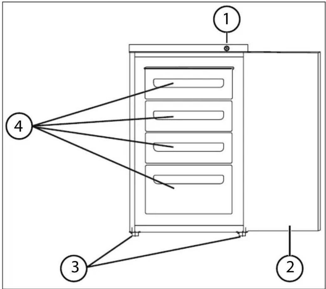 MEDION MD 37072 - Esquema del aparato - 1