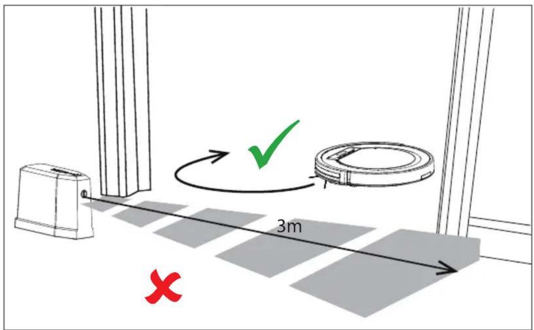 MEDION MD 18500 - Uso de la barrera de luz (pared virtual) - 3