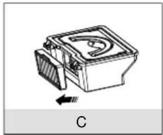 MEDION MD 16192 - Cleaning the dust container - 3