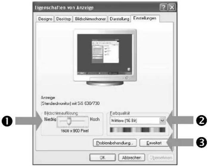 MEDION Akoya P55425 (MD 20435) - Monitoreinstellungen unter Windows - 1