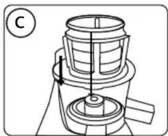 MEDION MD 17843 - Montare la centrifuga - 2