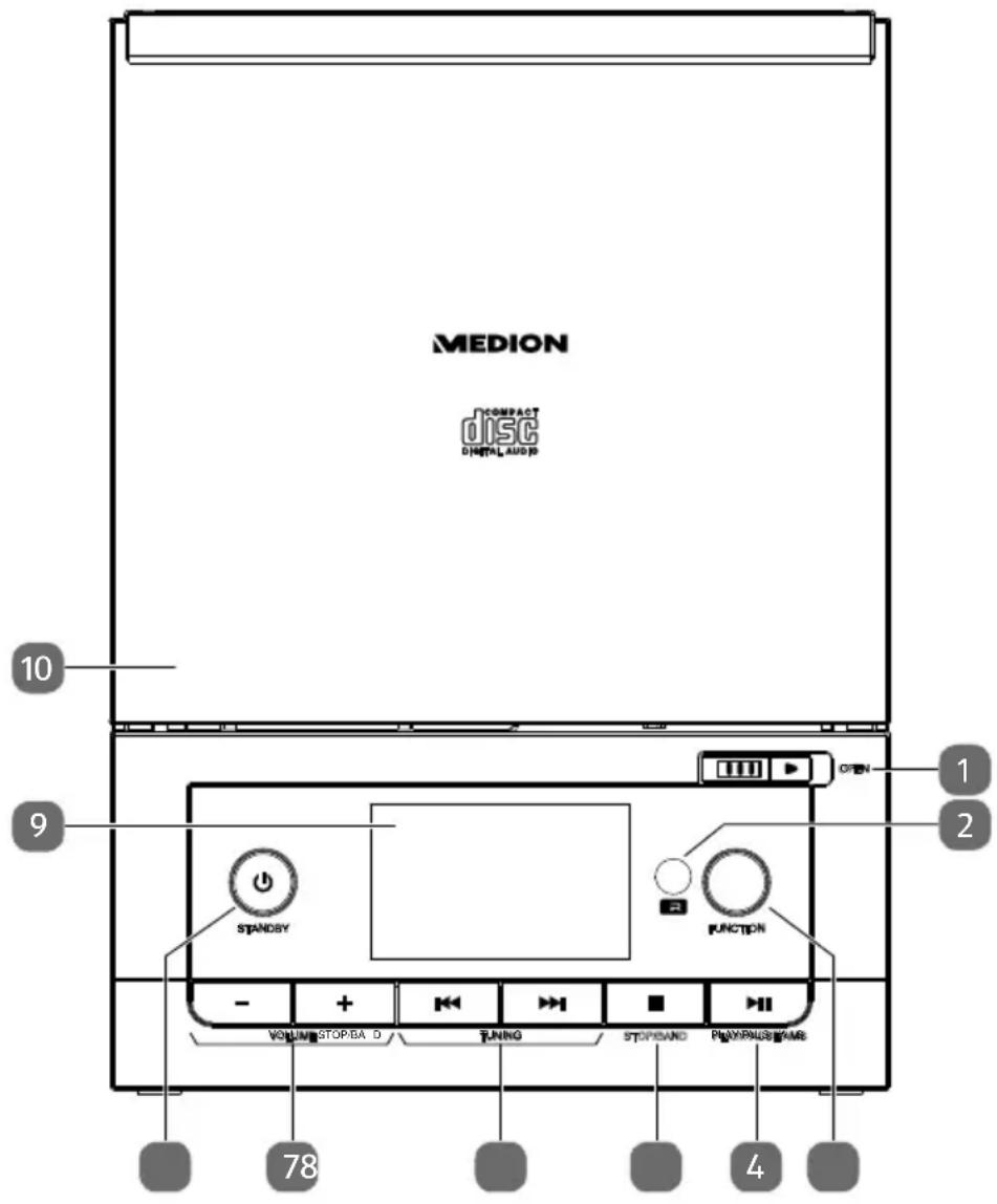MEDION LIFE P64074 (MD 43198) - Vorderseite - 1