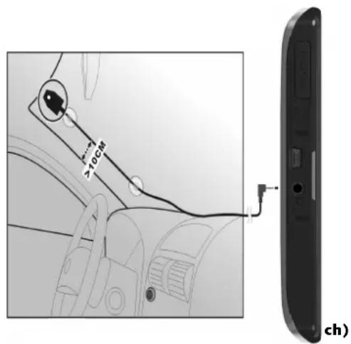 MEDION GoPal P4440 M20 - Anschluss einer externen Wurfantenne (optional) - 1