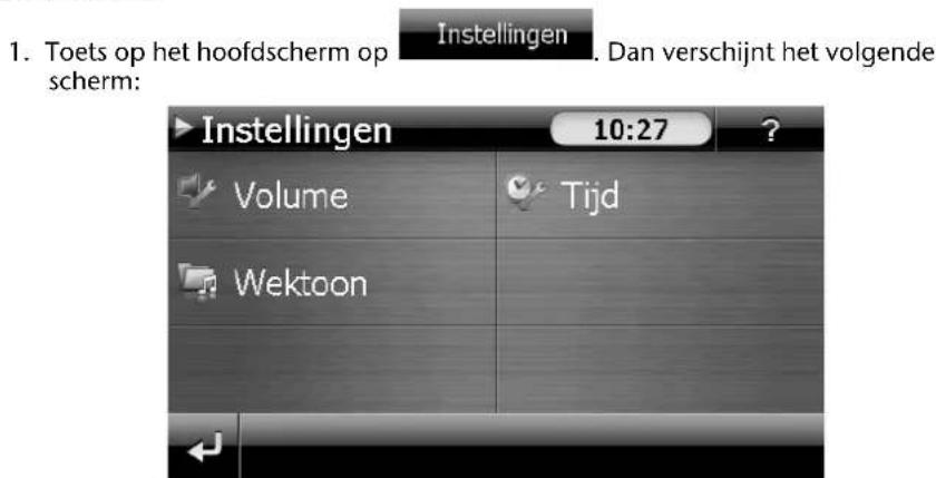 MEDION GoPal P4440 M20 - Instellen van de systeemtijd - 1