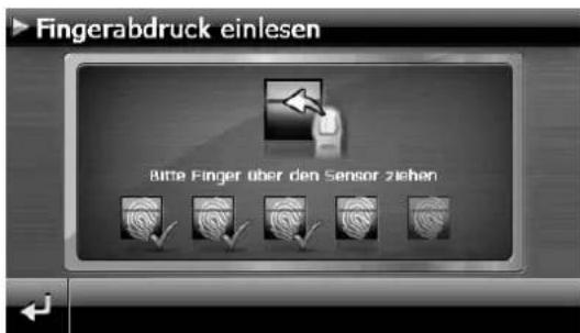 MEDION GoPal P4440 M20 - Fingerabdruck hinterlegen - 3