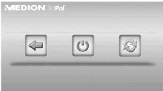 MEDION GoPal P4440 M20 - Soft reset (redémarrage) - 1