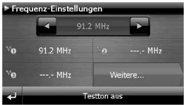 MEDION GoPal P4440 M20 - Frequenzauswahl - 1