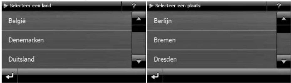 MEDION GoPal P4440 M20 - Overzicht van het hoofdschemm - 2