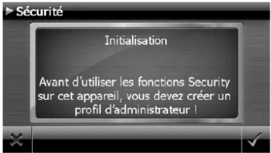 MEDION GoPal P4440 M20 - Définir le mot de passe et l'aide-mémoire - 1