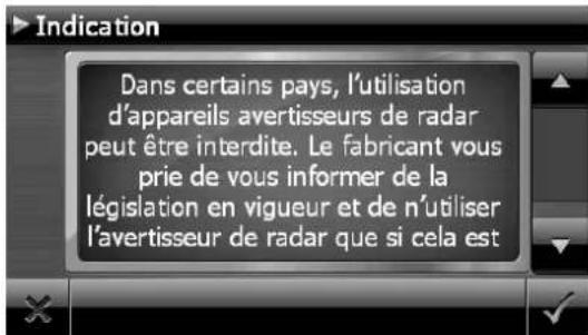 MEDION GoPal P4440 M20 - Informations relatives à la surveillance du trafic - 1