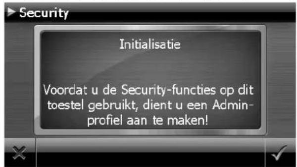 MEDION GoPal P4440 M20 - Wachtwoord en verwijstekst vastleggen - 1