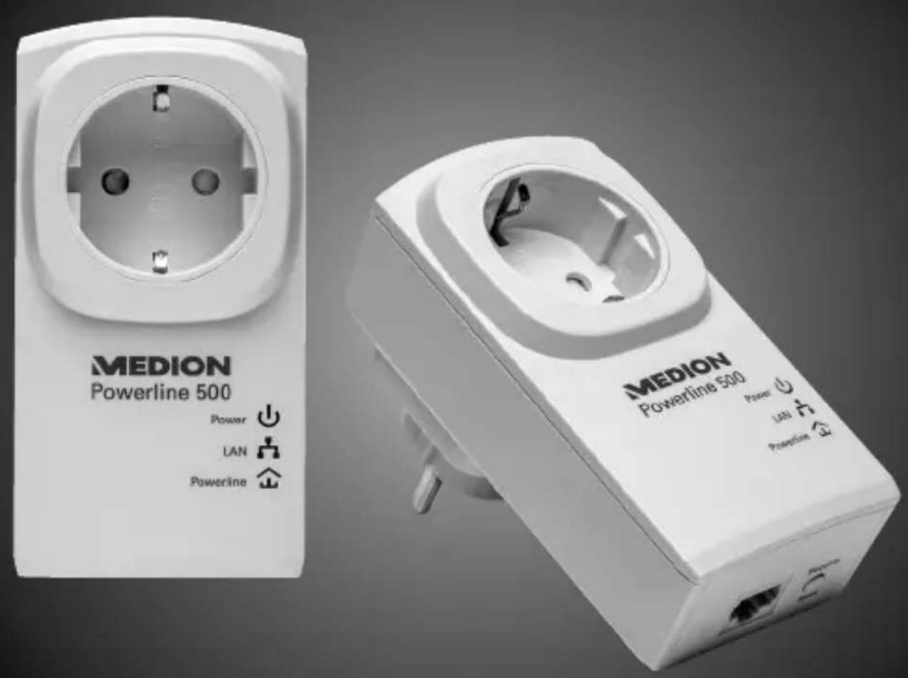 MEDION LIFE P85050 (MD 90215) - Powerline Adapter-Set Kit d'adaptateurs CPL Powerline adapterset - 1
