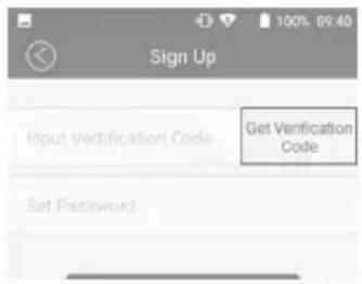 MEDION MD 18318 - Premere sul pulsante "Get Verification Code". - 1
