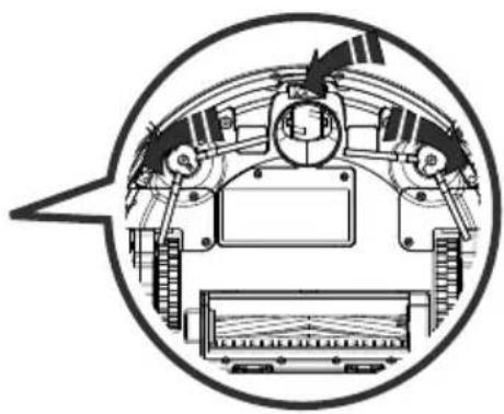 MEDION MD 18318 - Sensoren op stofzuigrobot - 2