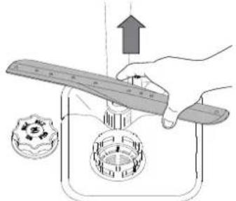 WHIRLPOOL WSBO 3O34 PF X - CURĂȚAREA BRATELOR DE PULVERIZARE - 2