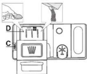 WHIRLPOOL WSBO 3O34 PF X - PLOVIKLIO DOZATORIAUS PILDYMAS - 1
