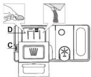 WHIRLPOOL WSBO 3O34 PF X - FILLING THE DETERGENT DISPENSER - 1