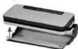 WMF Lono 04.1907.0011 - Vakuumforpackning med rullplast i den avtagbara rullplastbehallaren - 2