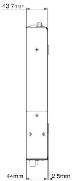 TASCAM CD400U DAB - Dimensional drawings - 2
