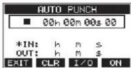 TASCAM Model 24 - Setting the punch in/out points - 1