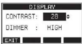 TASCAM Model 24 - Adjusting the display contrast - 1