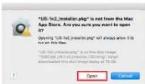 TASCAM Model 24 - When the Gatekeeper setting is "Allow applications downloaded from: the Mac App Store" - 2