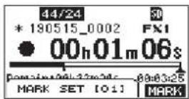 TASCAM Model 24 - Adding marks - 1