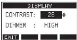 TASCAM Model 24 - Réglage du contraste de l'écran - 1