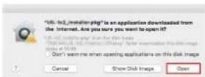 TASCAM Model 24 - When the Gatekeeper setting is "Allow applications downloaded from: the Mac App Store" - 1