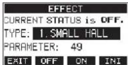 TASCAM Model 24 - Setting the built-in effect - 1