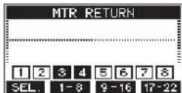 TASCAM Model 24 - MTR RETURN Screen - 1