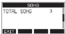 TASCAM Model 24 - Écran SONG - 1