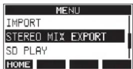 TASCAM Model 24 - Exportation de mixage stéreo - 1