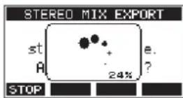 TASCAM Model 24 - Exportation de mixage stéreo - 3