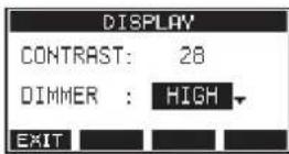 TASCAM Model 24 - Adjusting the display brightness - 1
