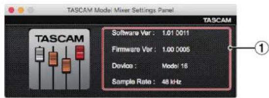 TASCAM Model 24 - Settings Panel overview - 2