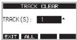 TASCAM Model 24 - Clearing tracks - 1