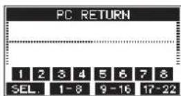 TASCAM Model 24 - Pantalla PC RETURN - 1