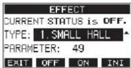TASCAM Model 24 - Setting the built-in effect - 2